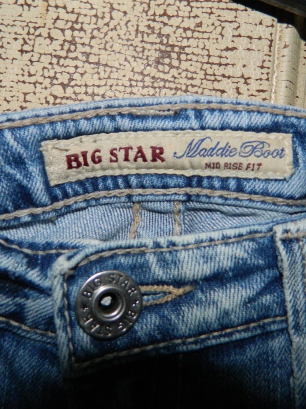 Big Star Maddie Boot Mid Rise Fit Distressed Wms 30L (K-6) - Picture 4 of 8